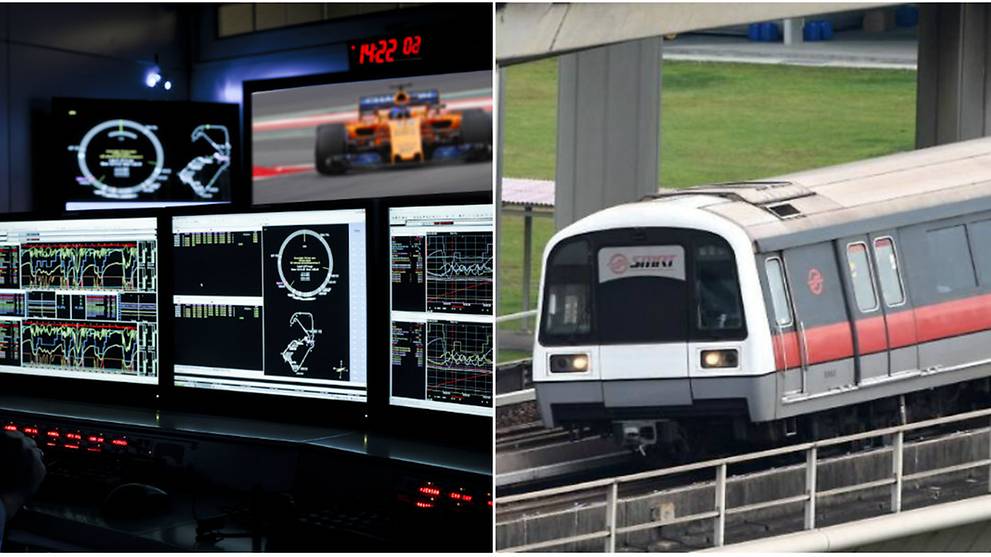 Smrt Partners Mclaren To Monitor Performance Of Mrt Trains Using
