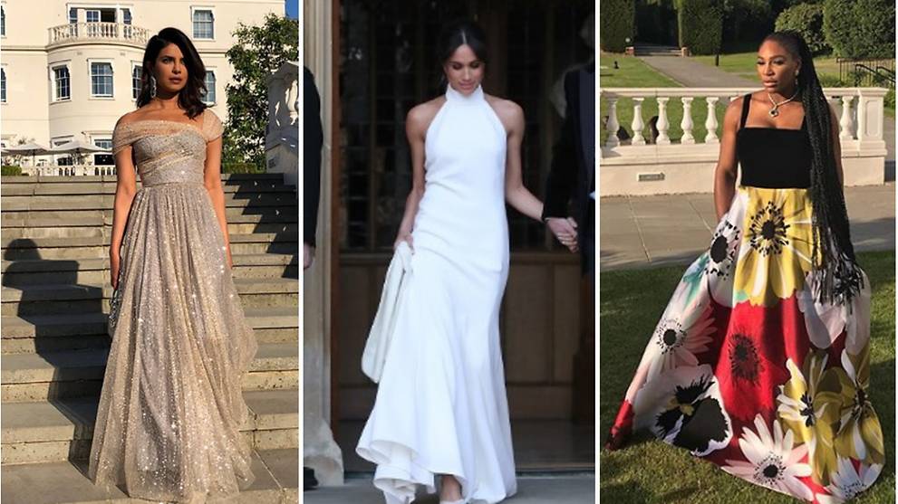 meghan markle after party wedding dress