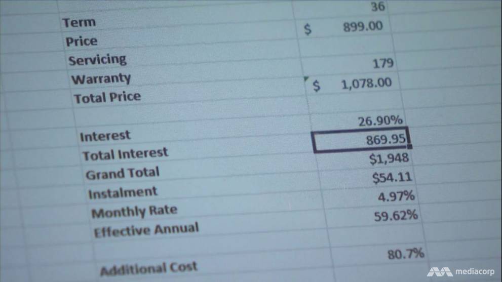 How A S 3 000 Bill Became S 30 000 The Truth Behind Retailers Instalment Plans Cna