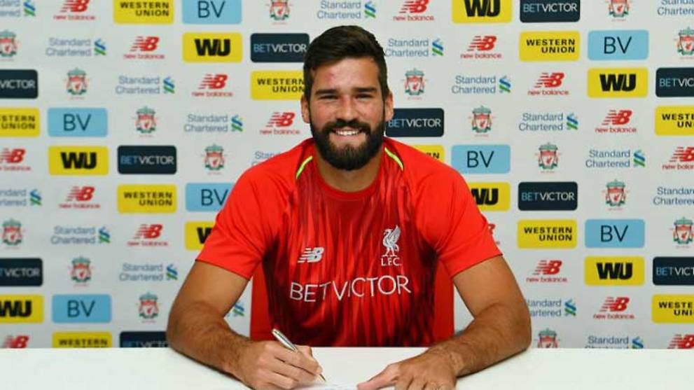 Football: Liverpool sign goalkeeper Alisson for world ...