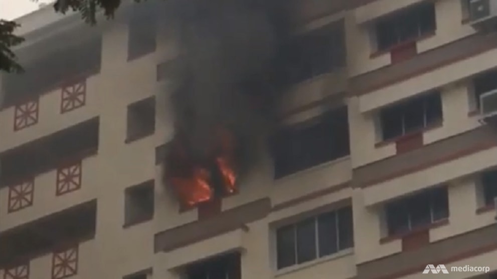 45 Residents Evacuated After Fire Breaks Out In Tampines Flat Cna