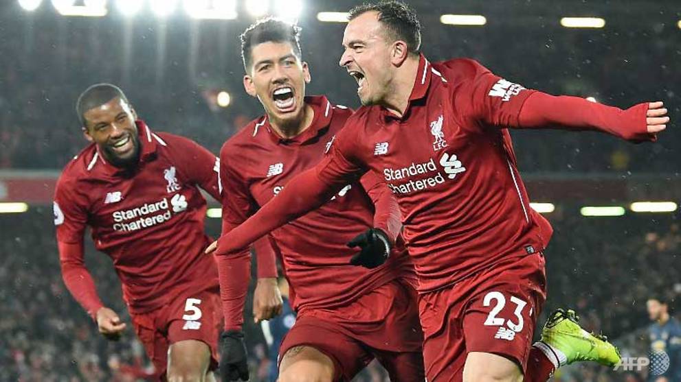 Football: Liverpool beat Man United 3-1 to regain top spot in Premier ...