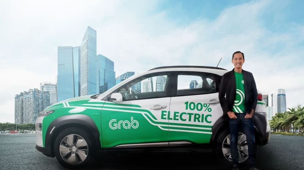 Grab says 'right time' to introduce electric vehicles, set to roll out