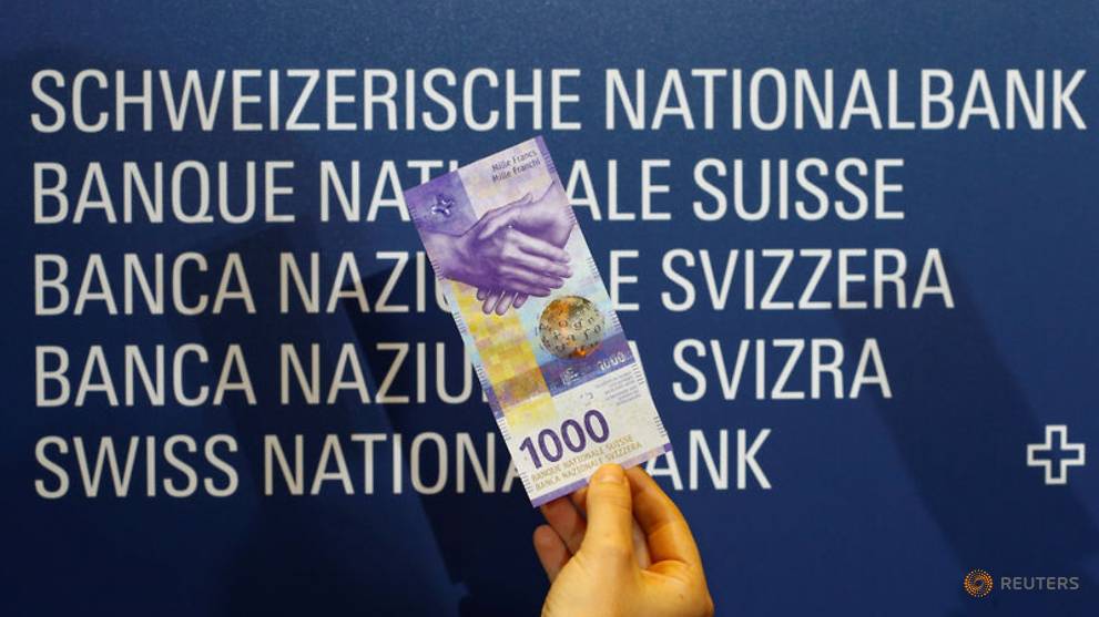 Αποτέλεσμα εικόνας για NEW SWISS BANKNOTE OF 1.000 FR