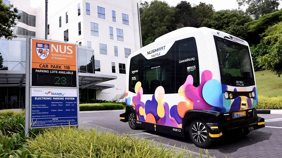 ComfortDelGro to trial driverless shuttle bus at NUS - CNA