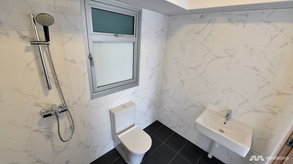 Modern Toilets Better Tiles Among Upgrades For New Bto Flats Cna