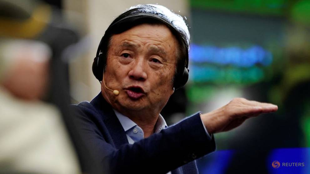 huawei founder ren zhengfei attends a panel discussion at the company headquarters in shenzhen 2