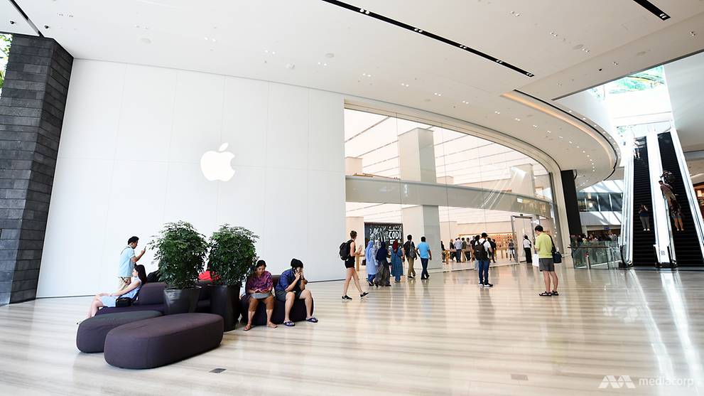 Apple opens its second Singapore store at Jewel Changi Airport on ...