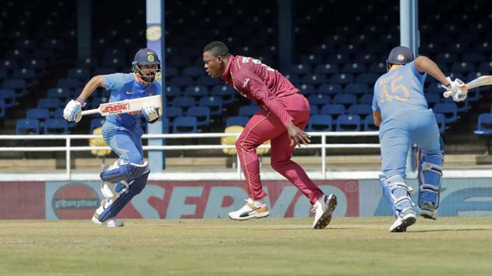 Cricket Kohli hits 42nd ton as India defeat West Indies in rainhit