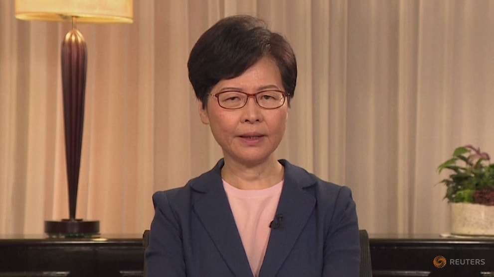 Hong Kong leader Carrie Lam says will officially withdraw extradition ...