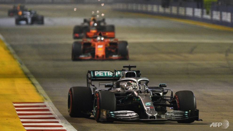 Lewis Hamilton Singapore 2017