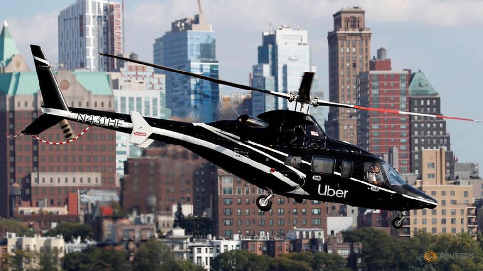 Uber makes JFK airport helicopter taxis available to all users CNA