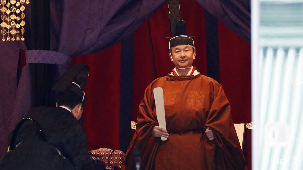 Japan Emperor Naruhito formally proclaims enthronement CNA