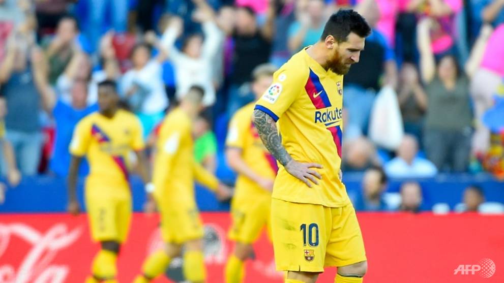 Football: Barcelona stunned by Levante seven-minute blitz but Atletico fail to capitalise