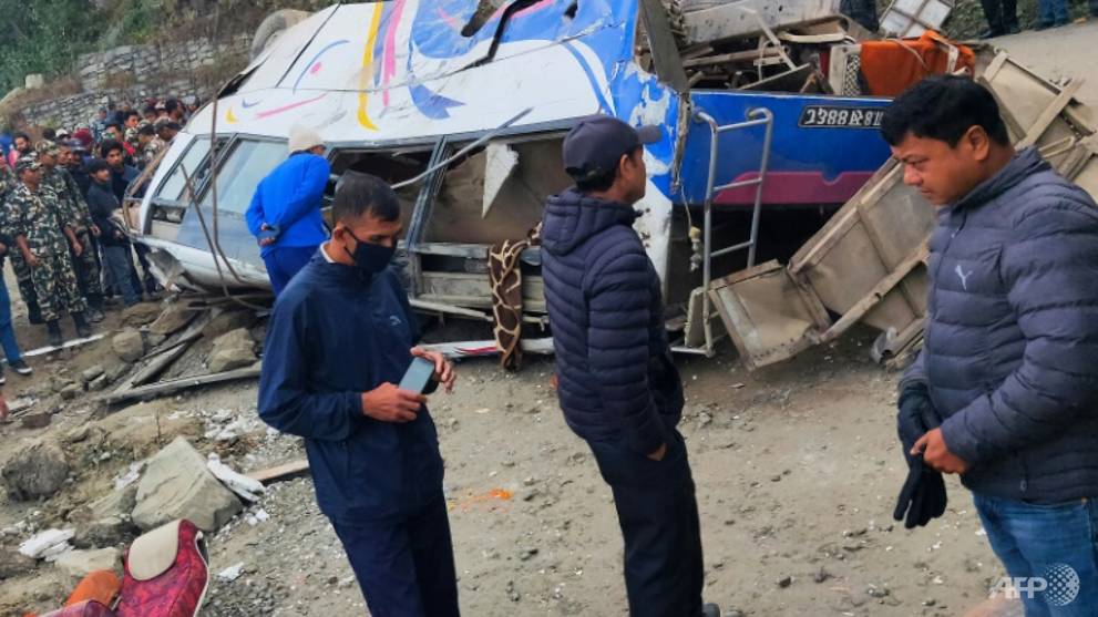 14 killed in Nepal pilgrimage bus crash