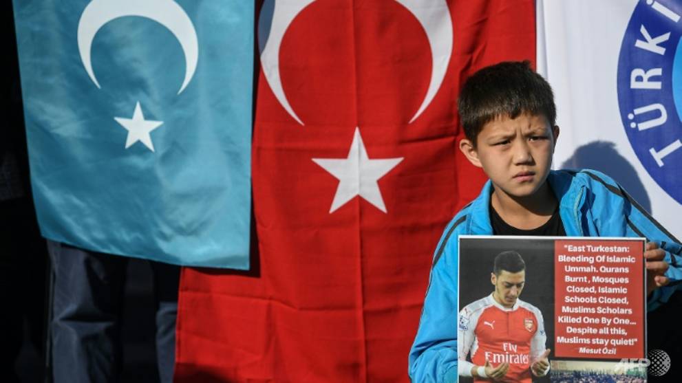 Chinese TV pulls Arsenal match after Ozil's Uighur comments