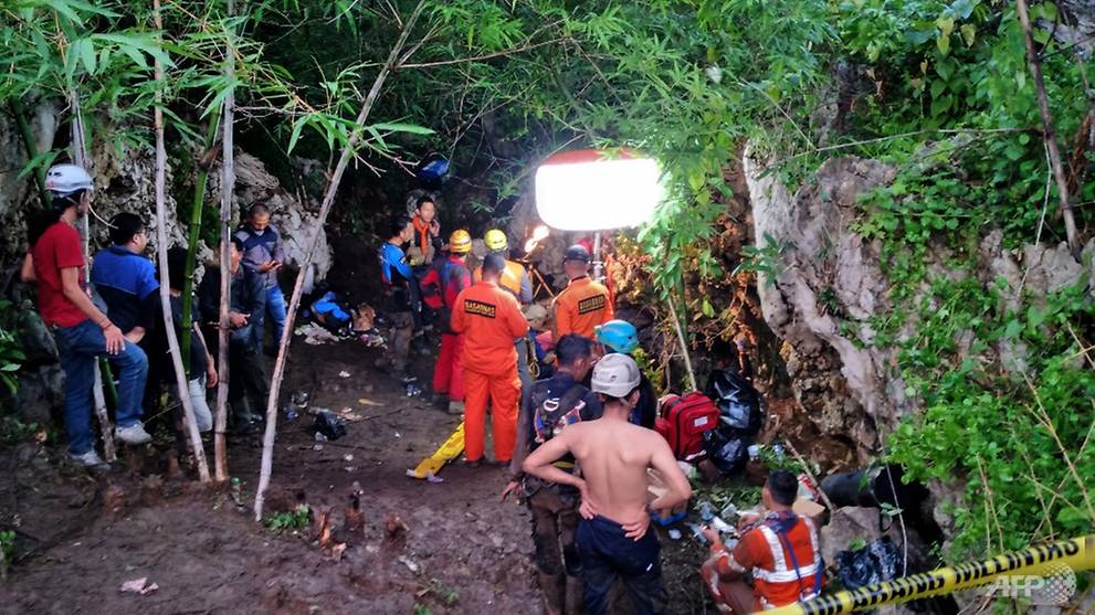 3 students found dead in flooded Indonesian cave - CNA