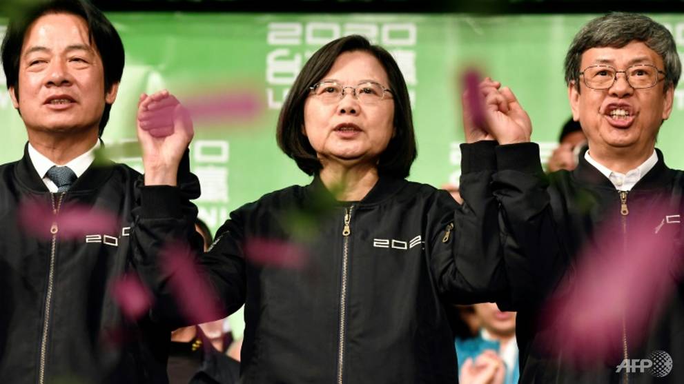 US hails Taiwan leader’s re-election, ‘robust’ democracy