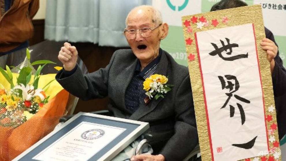 World’s oldest man crowned in Japan aged 112