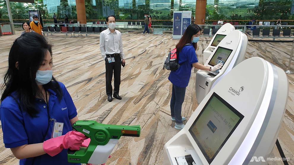 Changi Airport steps up cleaning, hygiene measures in ...
