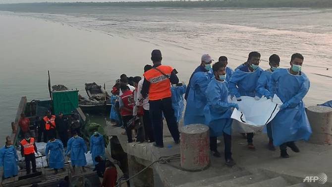 Seventy-three people were rescued and dozens remain missing after the boat sank off southern