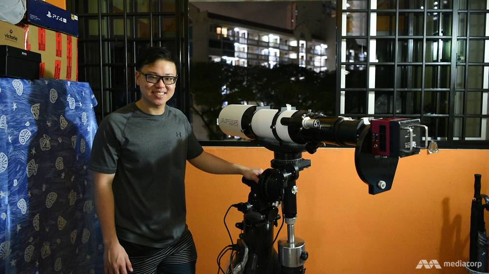 The astrophotographer who snaps images of stars and galaxies from his