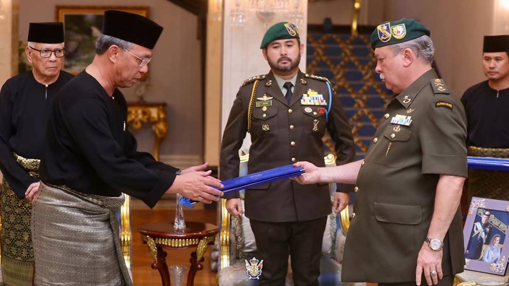Bn S Hasni Mohammad Sworn In As Johor S Chief Minister Cna