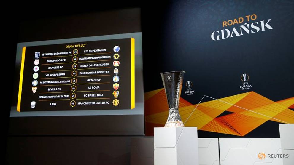 Draw for Europa League last-16 - CNA