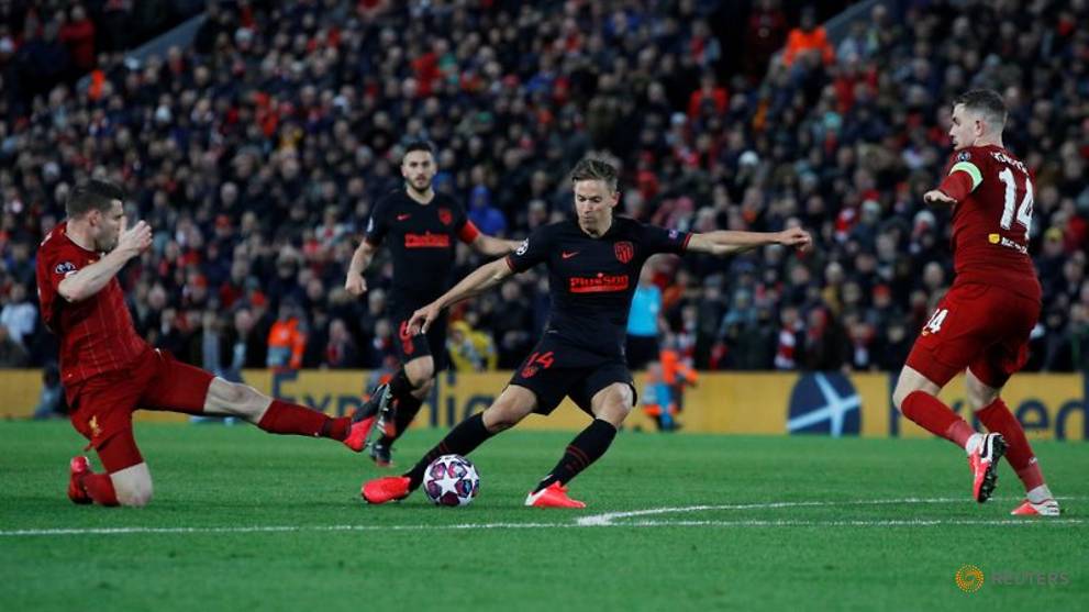 Liverpool knocked out by Atletico's extra-time triple - CNA