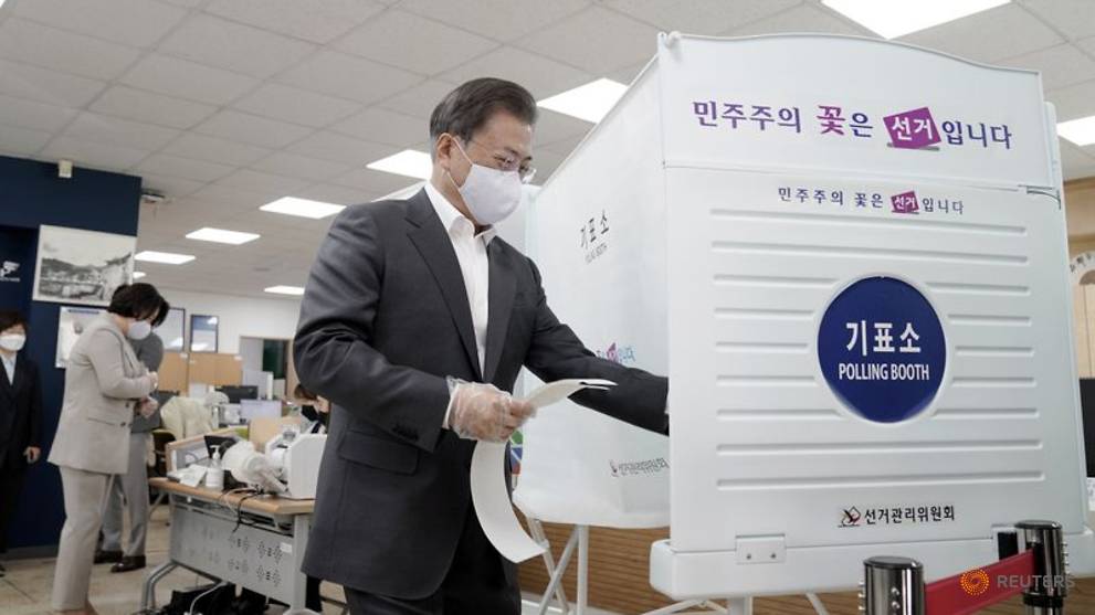 Commentary: Coronavirus? Not a problem for South Korea elections ...