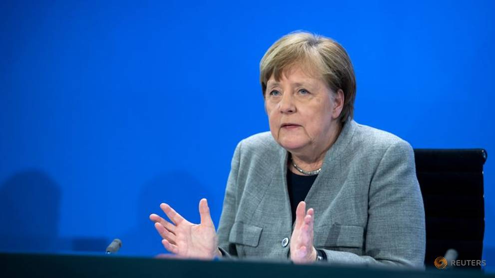 Merkel scorns 'discussion orgies' as German shops reopen - CNA