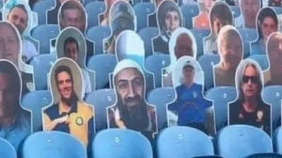 Leeds Remove Cardboard Cutout Of Osama Bin Laden From Stands Cna