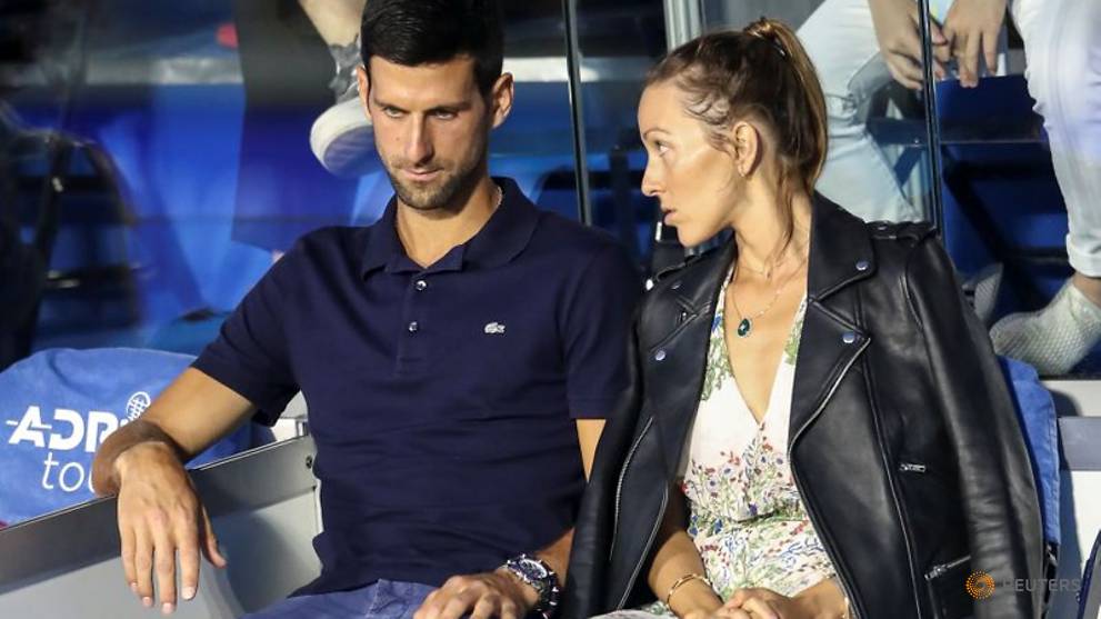 Djokovic, wife Jelena test negative for COVID-19 - CNA