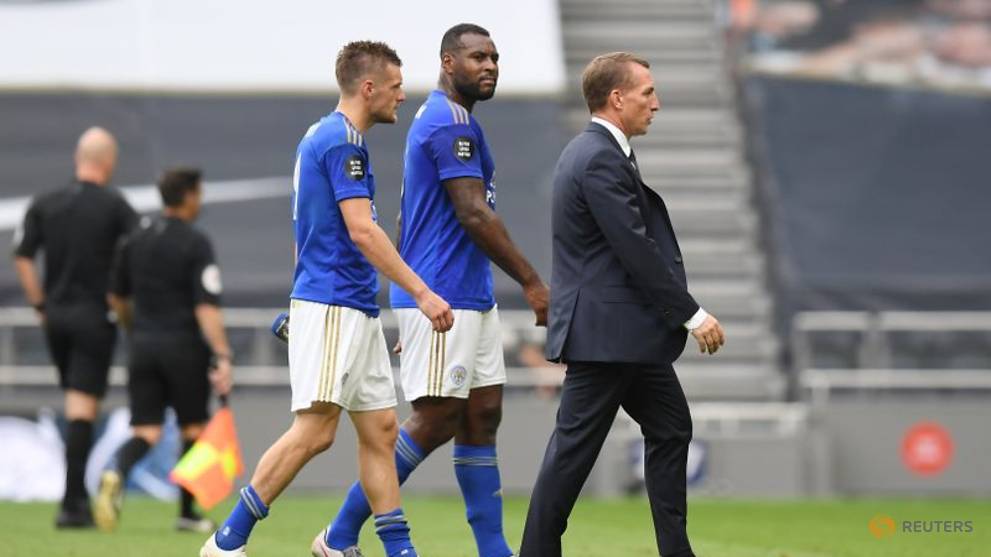 Football Leicester Boss Rodgers Relishing Perfect Finale Against Man Utd Cna