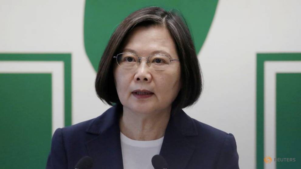 Taiwan president visits air defence battery as China tensions rise