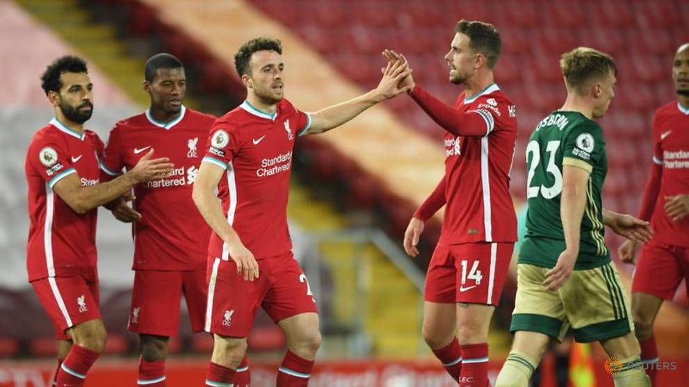 Jota seals Liverpool comeback win against Sheffield Utd - CNA