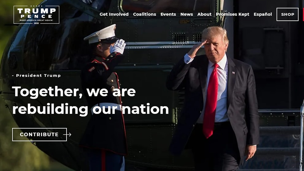 Trump website defaced, campaign working with law ...