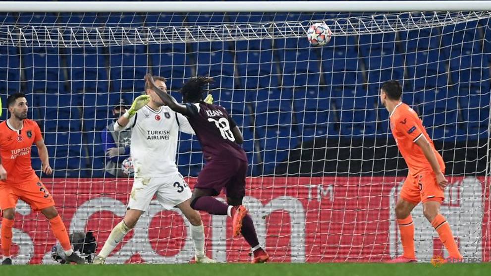 Football Kean At The Double As Psg Beat Basaksehir 2 0 Cna