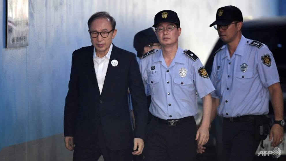 South Korean ex-president Lee ordered back to prison for 17 years - CNA