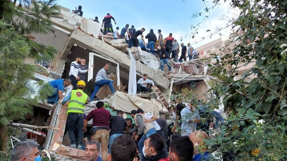 6 Dead More Than 200 Injured After Strong Aegean Sea Earthquake Shakes Turkey Greece Cna
