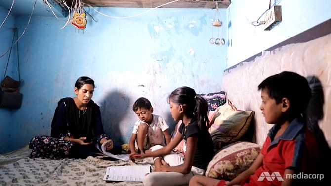 Indian domestic worker Chinta wants her children to complete their studies and get educated.