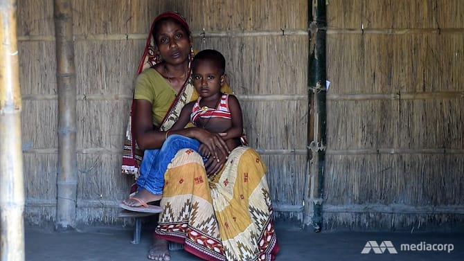 Assam villager Fulera Begum "may have a small house" but her hopes for her children "aren't small".