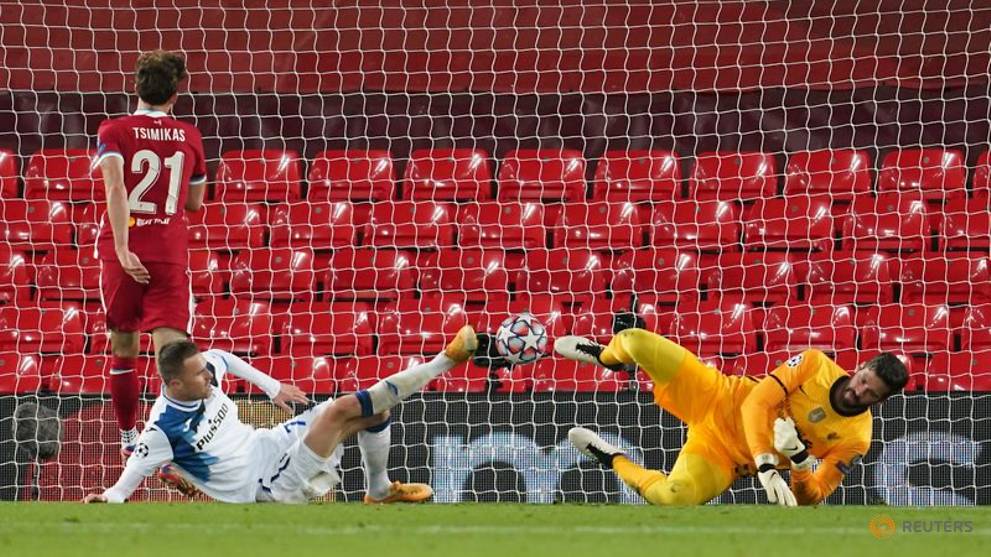 Lacklustre Liverpool slump to 2-0 loss to Atalanta - CNA