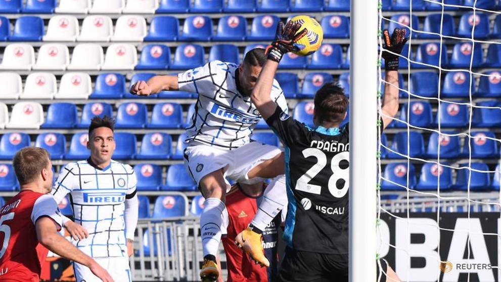 Football Inter Fight Back Late To Win 3 1 At Cagliari Cna