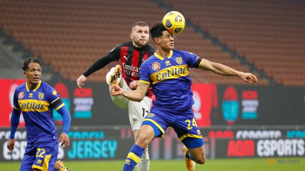 Football Ac Milan Fight Back To Draw 2 2 At Home To Parma Cna