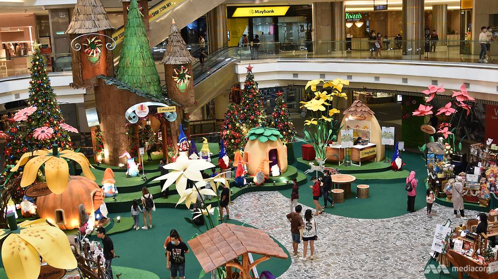 Malls In Malaysia Decked Out For The Festive Season As COVID 19 Curbs 
