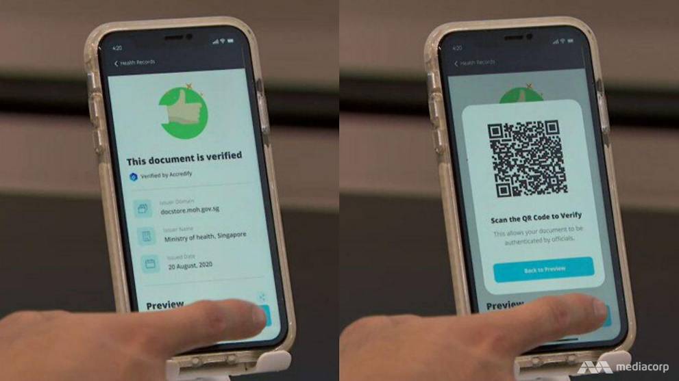 Singapore Firms Trialling Use Of Digital Health Passports To Verify Travellers Covid 19 Test Results Cna