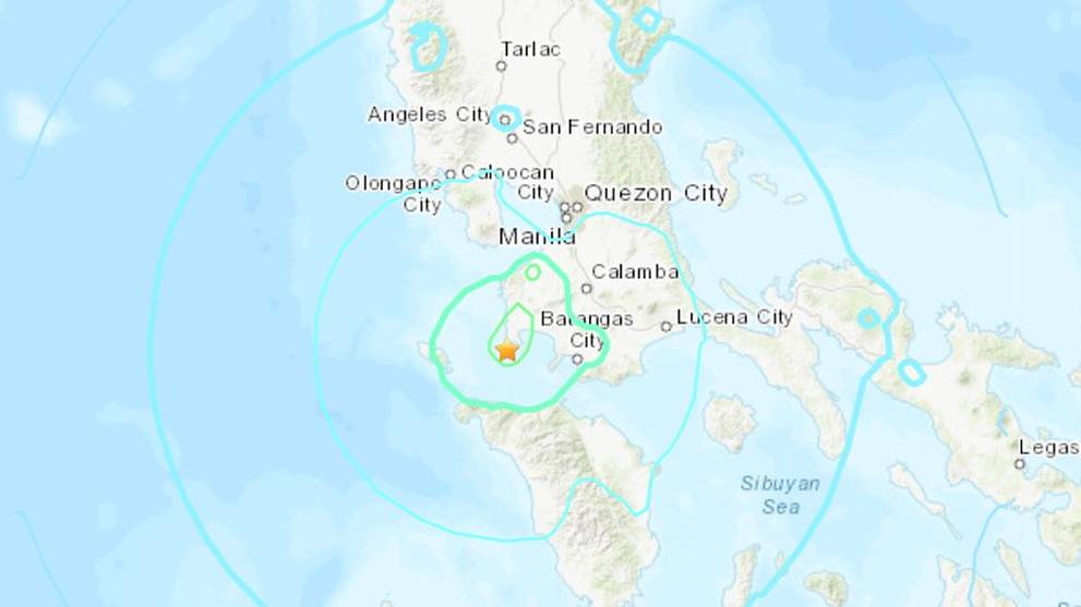 6 3 Magnitude Earthquake Rocks Philippines Usgs Cna