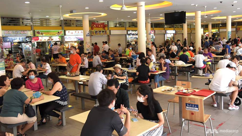 COVID-19: Hawker centre seat markings revised ...