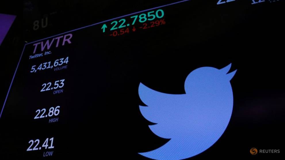 Twitter shares down over 2per cent in after-hours trading ...